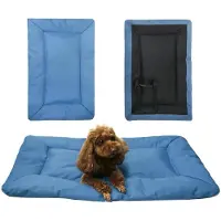 Sonstiges Hondenbed, opvouwbaar, waterdicht, orthopedisch, voor grote en middelgrote honden, blauw, 86x58 cm