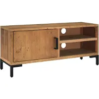 vidaXL Tv-meubel 90x30x40 cm massief grenenhout bruin