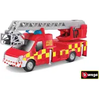 Bburago vrachtwagen met een brandweerladder