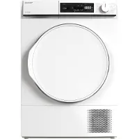 Sharp Warmtepompdroger - 8 kg, Energieklasse E, Wit, Anti-Crease Plus, KDNHA8S6PWEBX