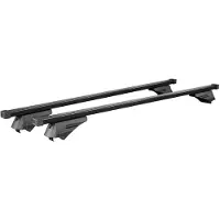 Menabo Elefant XL | Dakkoffer voor Kia - Grand Carnival (YP) 2014+ - Staal - Lengte 135 cm - Draagvermogen 75 kg - Set van 2