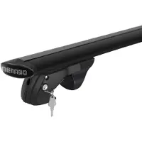 Menabo Fender Black XL | Dakkoffer voor Toyota - Caldina 2002-2007 - Aluminium - Lengte 135 cm - Draagvermogen 90 kg - Set van 2