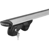Menabo Fender Silver | Dakkoffer voor Mini - Countryman (F60) 2017+ - Aluminium - Lengte 120 cm - Draagvermogen 90 kg - Set van 2