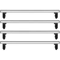 Menabo Professional Airdyn | Dakkoffer voor Renault - Master III 2010+ - Aluminium - Lengte 165 cm - Draagvermogen 150 kg - Set van 4