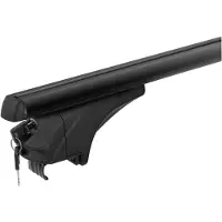 Menabo Ariem Black | Dakkapdragers Volvo - XC60 2017+ - Aluminium - Lengte 120 cm - Draagvermogen 75 kg - Set van 2