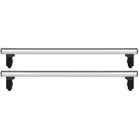 Menabo Professional Airdyn | Dakkoffer voor Peugeot - Partner II 2008-2018 - Aluminium - Lengte 135 cm - Draagvermogen 100 kg - Set van 2