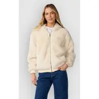 Rip Curl - Women's Bossa Nova Fluffy Polar Fleece - Fleecevest XL, beige