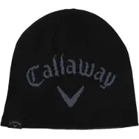 Callaway Gebreide uniseks muts met logo voor volwassenen (Zwart)