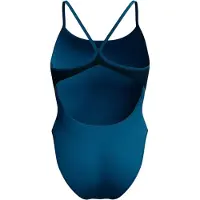 Speedo Dames Effen Racer Badpak (Groen)