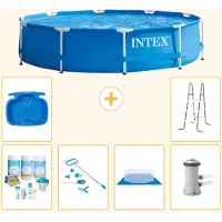 Intex Framezwembad, rond - 366x76 cm - 7-delig, model S21012