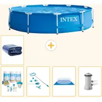 Intex Framezwembad, rond - 366x76 cm - 6-delig, model S20442