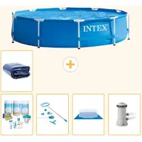 Intex Framezwembad, rond - 366x76 cm - 6-delig, model S20442