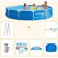 Intex Framezwembad, rond - 366x76 cm - 7-delig, model S21031