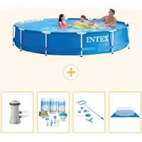 Intex Framezwembad, rond - 366x76 cm - 5-delig, model S21028