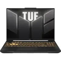 Asus TUF Gaming F16 FX607VJR-TU289W Intel Core 5 205H Laptop 40,6 cm (16") WUXGA 16 GB DDR5-SDRAM 512 GB SSD NVIDIA GeForce RTX 3050 Wi-Fi 6 (802.11ax) Windows 11 Home Nederlands Grijs