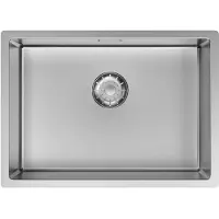 Pure.Sink Keukenwastafel 50x35 cm, roestvrij staal, ruimtebesparend, model PCM5035-02,
