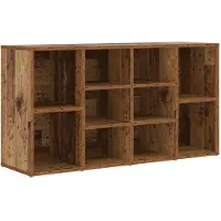 vidaXL Schoenenbank 103 x 30 x 54,5 cm Bewerkt hout Oud hout