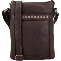 Hide & Stitches Crossbody Schoudertas Redwood Donker Bruin