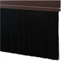 vidaXL Schroefbare Deurborstelafdichtingen 6 st Bruin 100 cm