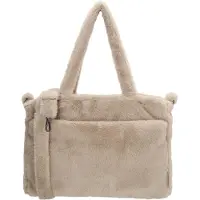 Beagles Faux Fur Handtas/Schoudertas Barakaldo Licht Taupe