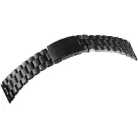 Engelhard Engelhardt Engelhardt heren vervangende horlogeband Edelstahl, zwart, maat 18 - 26 mm, duurzaam