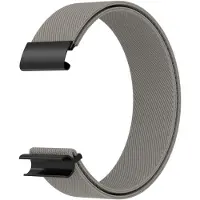 ALLVIA Whoop Band - Fitness Band - Fitness Accessoires - Horlogeband voor WHOOP 4.0 - Ademende en Verstelbare Nylon Sportband - Asgrijs - 16cm x 6cm x 2cm