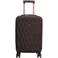 Charm London Honey Handbagage Spinner 55 cm - 34 liter - 55x35x22.5 cm - donker bruin