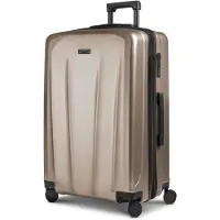 Police New York 4 wielen Trolley L 72 cm met uitbreidingsplooi beige