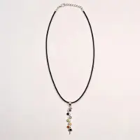 Ancient Wisdom hanger - Indiase Devotie Hangers - Verzilverd (45cm Koord) - Slang Chakra