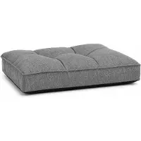 Amazinggirl Kussen Lounge Tuinmeubelen - Zitkussen 50x50 cm Rug Rattan Ideaal voor balkon terras loungeset buiten comfort vulling dik duurzaam Grijs