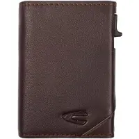 Camel active kaarthoes Ray Credit Card Slider Dark Brown donkerbruin
