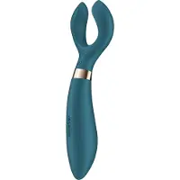 Satisfyer Endless Fun | multifunctionele vibrator met 33+ toepassingsmogelijkheden | 3 motoren & 100 trilcombinaties | draaibare kop | werkt op batterijen (2×AA) | waterdicht (IPX7)