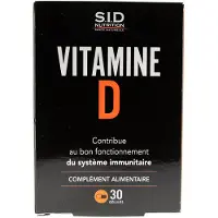 S.I.D NUTRITION Vitamine D 30 Capsules
