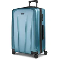 Police New York 4 wielen Trolley L 72 cm met uitbreidingsplooi blauw