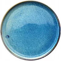 VERLO Diepblauw plat bord 28,5 cm - Stijlvol en Duurzaam