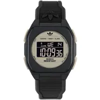 Adidas Originals City Tech Four AOST26537 Horloge - Kunststof - Zwart - Ø 42 mm