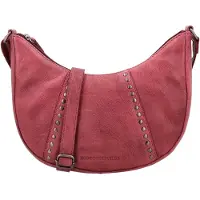 Hide & Stitches Moonbag Schoudertas Redwood Wijn Rood