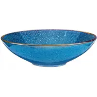 VERLO Diepblauw Diep Bord 26 cm - Stijlvol Blauw Porselein
