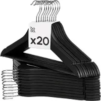 Bodo Kledinghangers Hout Zwart – 20 Stuks Kleerhangers -