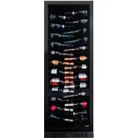 Dunavox Sera-143 Wijnkoelkast DX-143.468MB 1 Zone Mat Zwart Mat Zwart