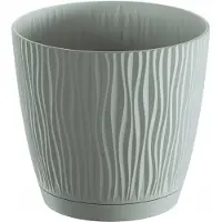 Prosperplast Sandy Pottenset Schotel 10,8 cm Mokka Kunststof