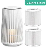 MIRI EasyBreath + 2 Extra Filters – Luchtreiniger – 250 m³/h – HEPA 13 filter – Ruimtes tot 50m² – Air Purifier – Koolstoffilter – Ionisator – UV-C – Luchtkwaliteit Indicator – WiFi en App