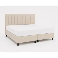 Home Living Opberg Boxspring Lunara - 140x200 Compleet - Creme - Luxe Living Home