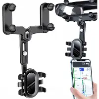 Verk Group Universele Autohouder voor Telefoon & Dashcam op Achteruitkijkspiegel