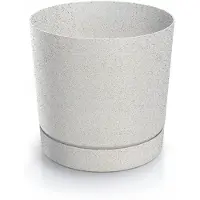 Prosperplast Tubo P Eco Houtpot Wit 23,9cm - Stijlvol en Duurzaam