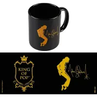 Grupo Erik Michael Jackson - King Of Pop Black Mok/beker - Multicolours