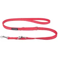 Amiplay Reflective Hondenlijn Rood Verstelbaar 6-in-1 Sterk 200x1cm
