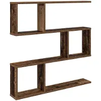 vidaXL Wandplank Oud hout 80 x 12 x 79,5 cm Bewerkt hout