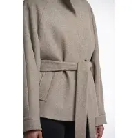 Rino & Pelle short coat with collar cornelia.7002611 10904 toffee melange