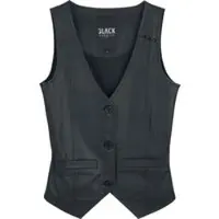 Black premium by emp Bodywarmer - Essential - faux leather - S tot XXL - voor Vrouwen - zwart - Maat M
